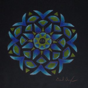 Light Transmission Mandala by Gail Alexander