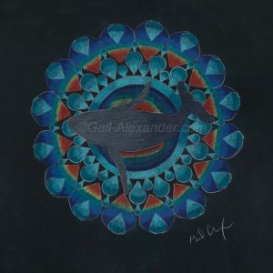 Whale Energy Mandala by Gail Alexander